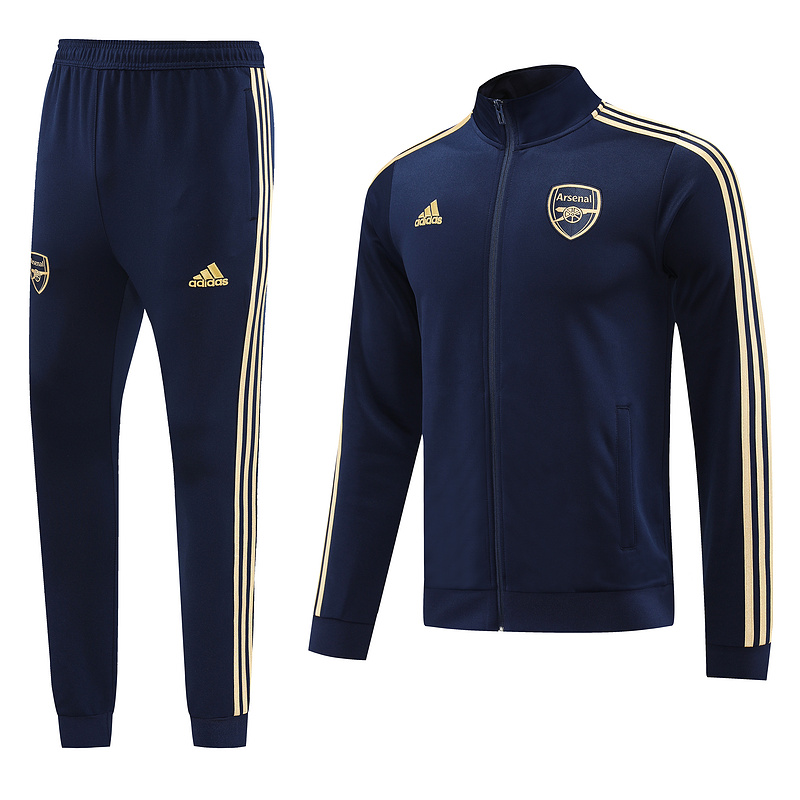 AAA Quality Arsenal 23/24 Tracksuit - Navy Blue/Golden